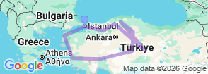 Tour route map
