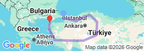 Tour route map