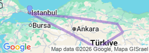 Tour route map