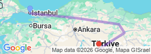 Tour route map