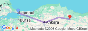 Tour route map