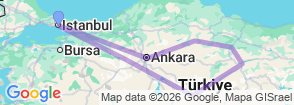Tour route map