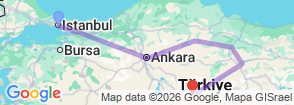 Tour route map
