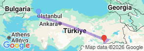 Tour route map