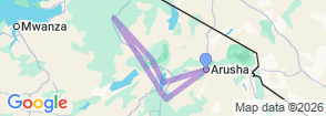Tour route map