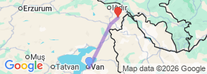 Tour route map