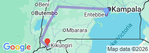 Tour route map