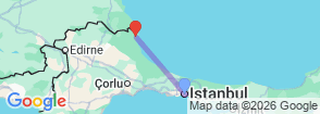 Tour route map