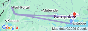 Tour route map