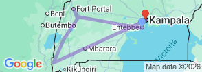 Tour route map