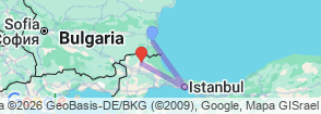 Tour route map