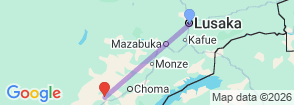 Tour route map