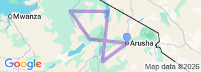 Tour route map