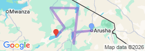 Tour route map