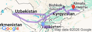 Tour route map
