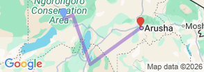 Tour route map
