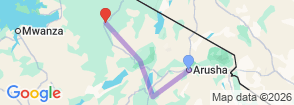 Tour route map