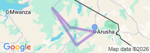 Tour route map
