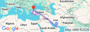 Tour route map
