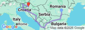 Tour route map