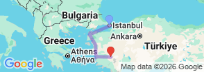 Tour route map