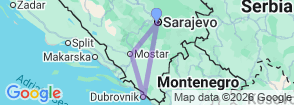 Tour route map