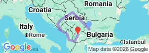 Tour route map