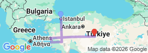 Tour route map