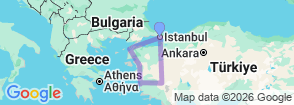 Tour route map