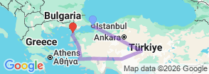 Tour route map