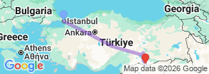 Tour route map