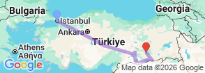 Tour route map