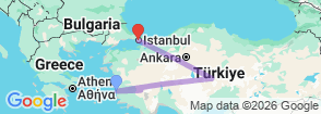 Tour route map