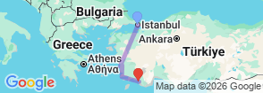 Tour route map