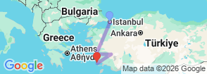 Tour route map