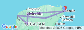 Tour route map