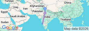 Tour route map