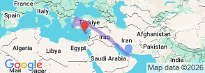 Tour route map