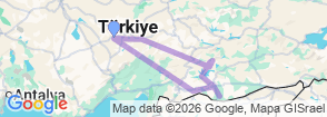 Tour route map
