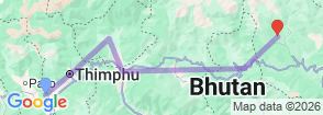 Tour route map