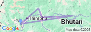 Tour route map