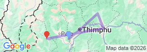Tour route map