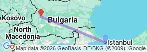 Tour route map