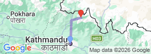 Tour route map