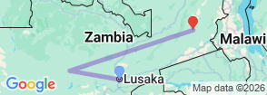 Tour route map