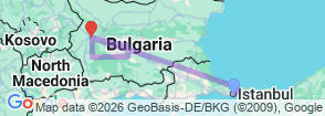 Tour route map