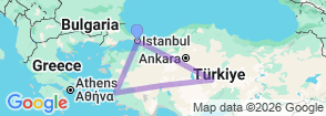Tour route map