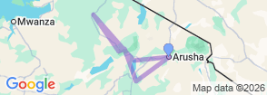 Tour route map