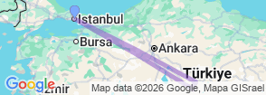 Tour route map