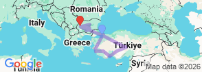 Tour route map